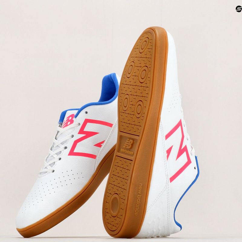 Scarpe da calcio uomo New Balance Audazo V6 Control IN bianco 17