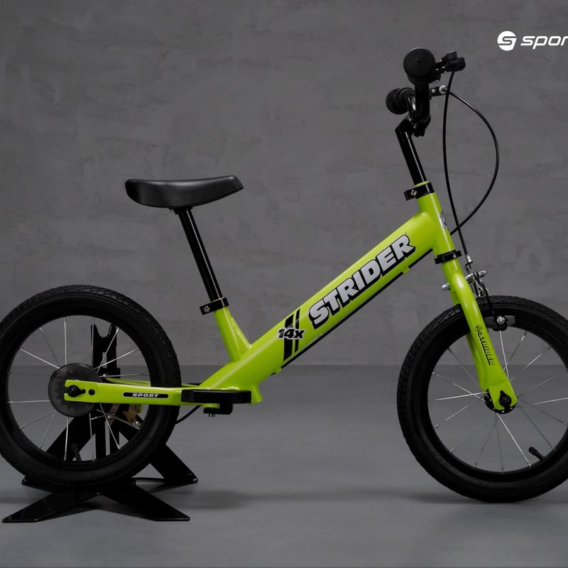 Bicicletta da fondo Strider 14x Sport verde 7