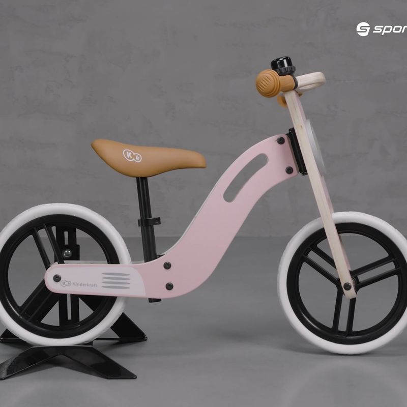 Kinderkraft bicicletta da fondo Uniq rosa 7