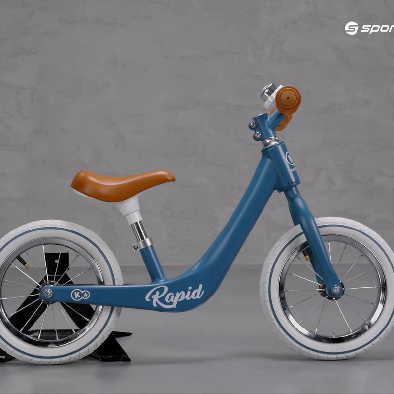 Kinderkraft bicicletta da fondo Rapid blu 7