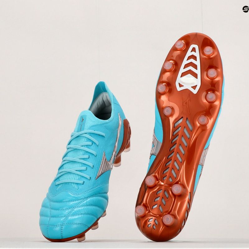 Scarpe da calcio Mizuno Morelia Neo III Beta JP blu P1GA239025 11