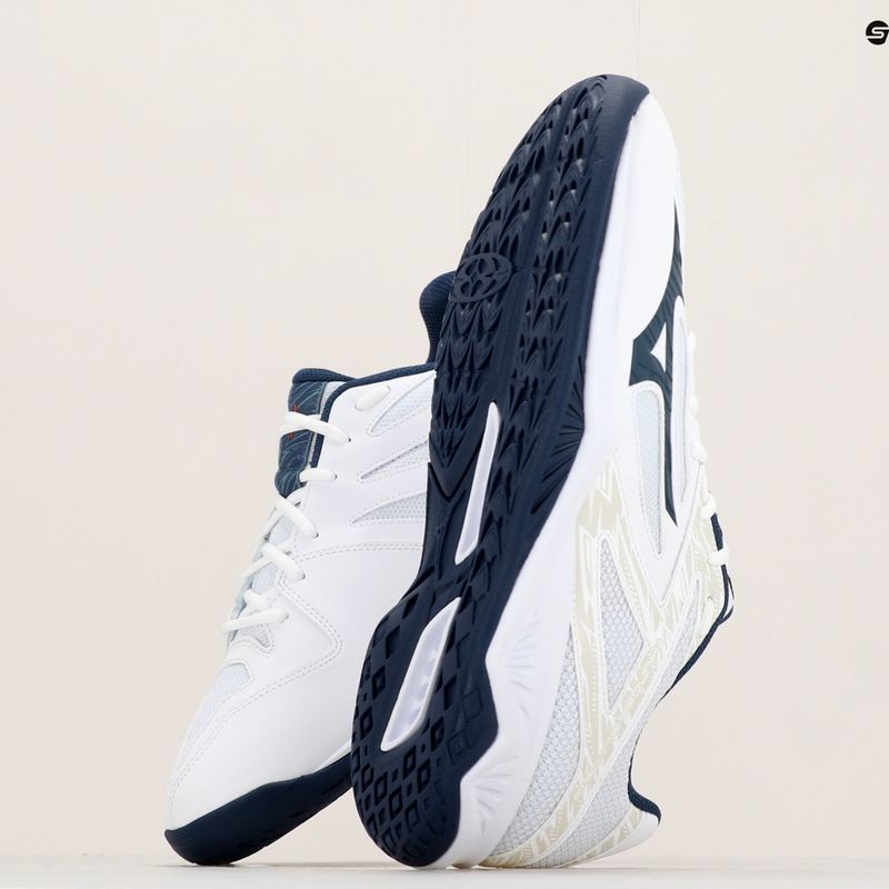 Scarpe da pallavolo uomo Mizuno Thunder Blade 3 bianco V1GA217022 10