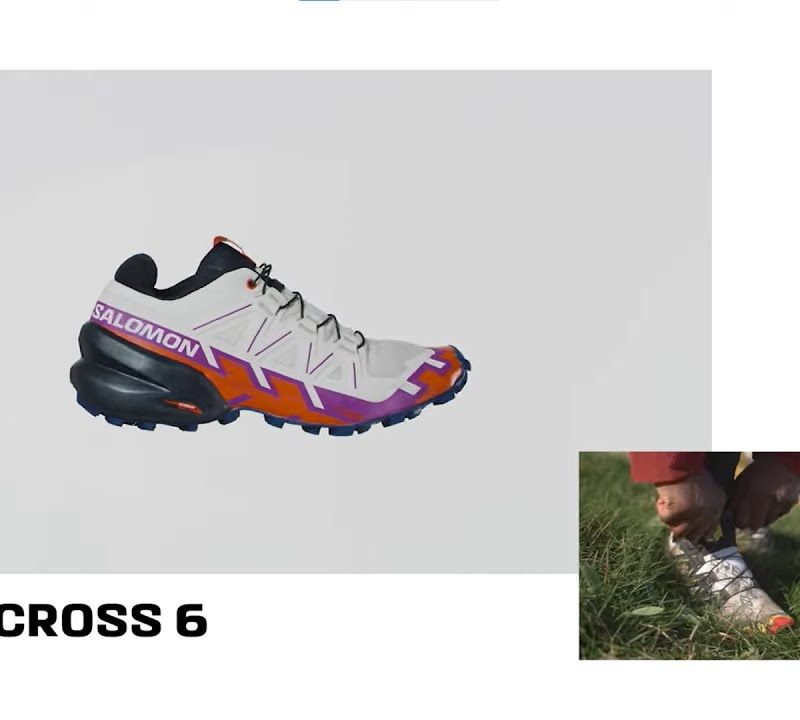 Scarpe da corsa da uomo Salomon Speedcross 6 nero/fantasma 16