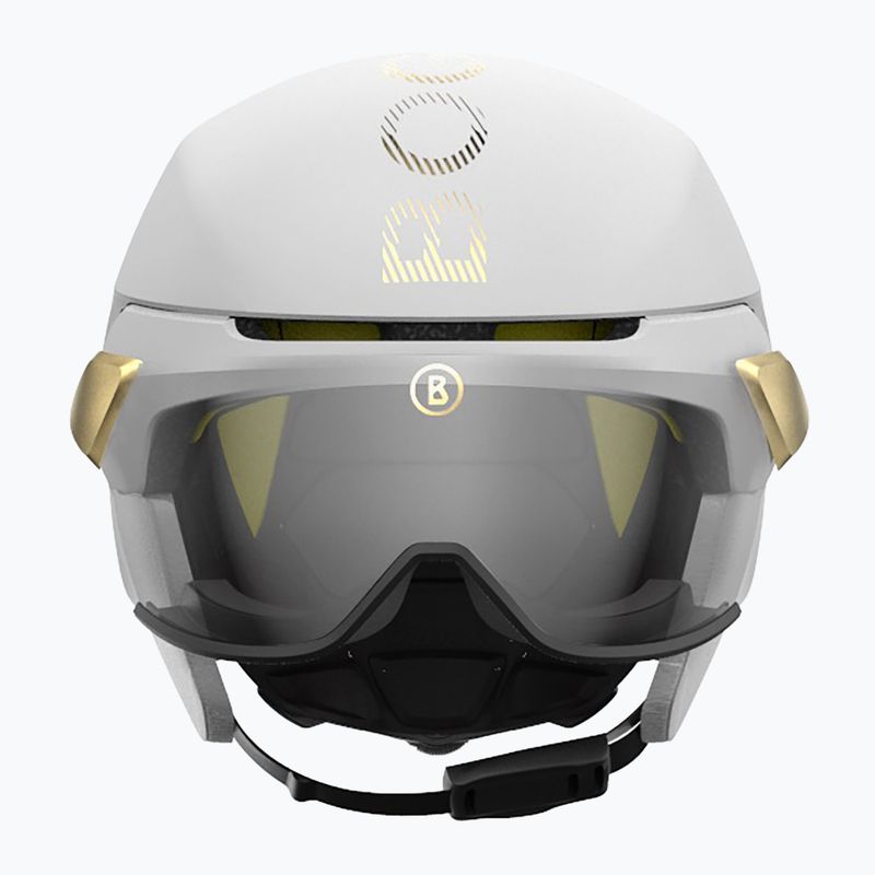 Casco da sci BOGNER St.Moritz MIPS mono matt white gold 2