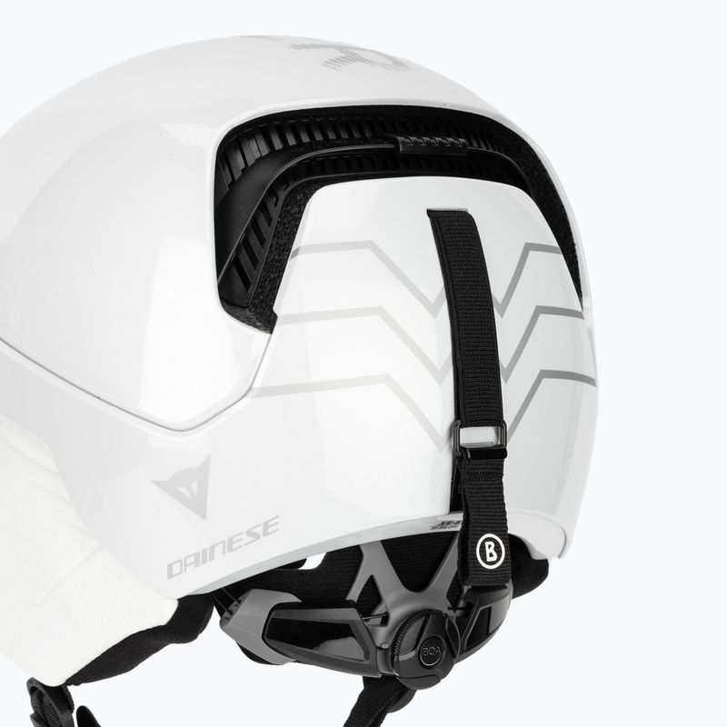 Casco da sci BOGNER Cortina MIPS mono white metallic 8