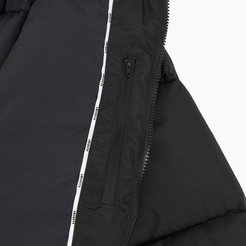 Giacca invernale Lacoste BH2608 Hooded black 5