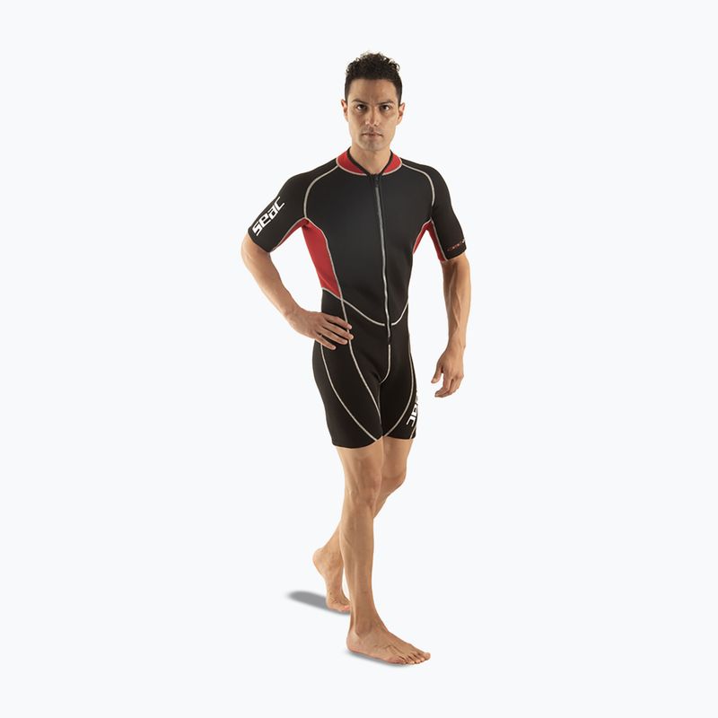 Muta da nuoto uomo SEAC Shorty Ciao 2,5 mm black/red 3