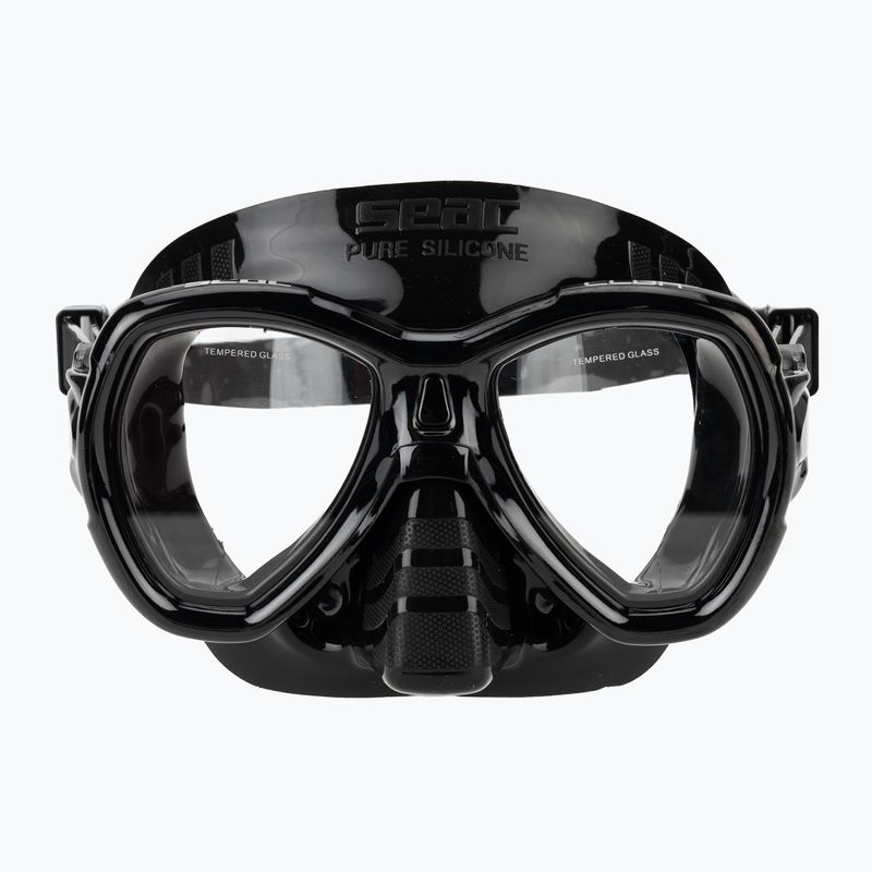 Maschera subacquea SEAC Elba black 2