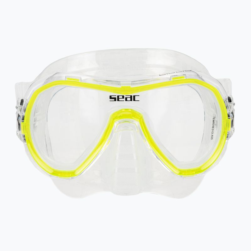 Maschera subacquea SEAC Giglio yellow 2