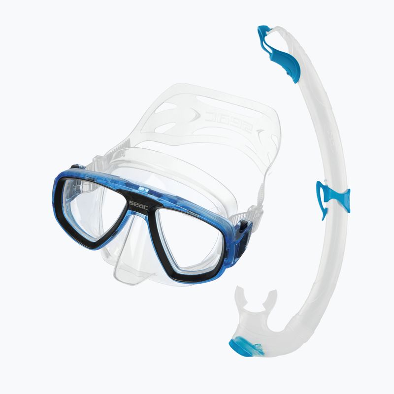 Kit snorkeling SEAC Extreme azzurro