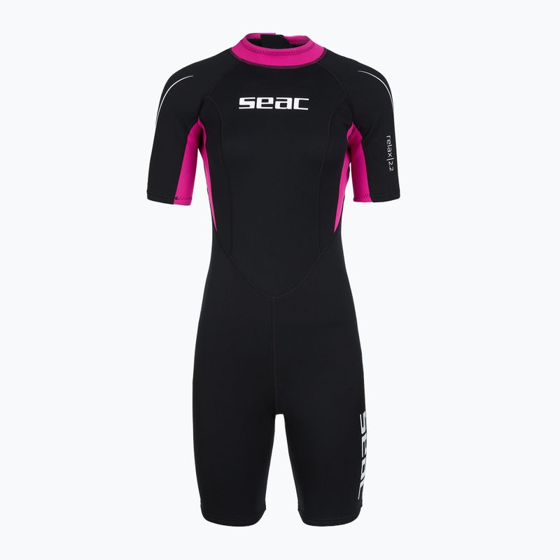 Muta da nuoto donna SEAC Shorts Relax 2.2 mm black/pink 2