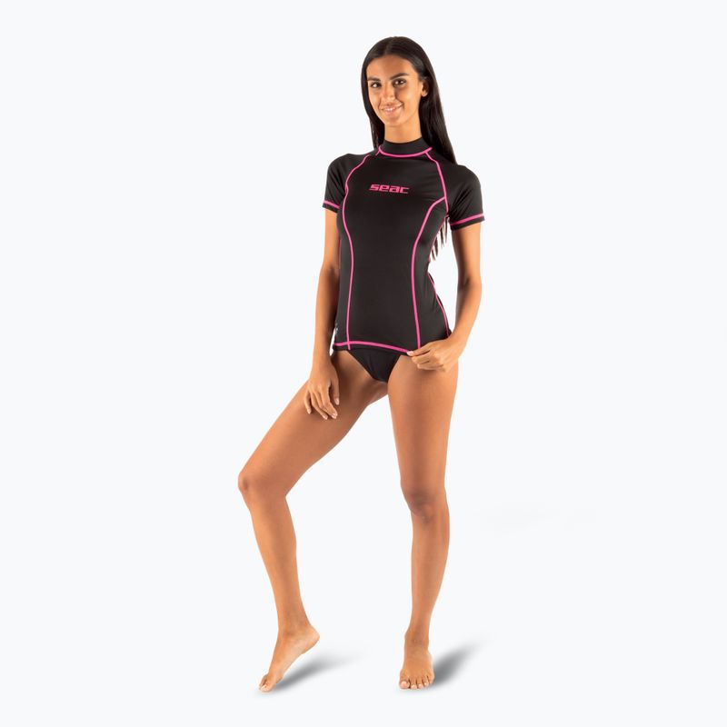 Maglietta da bagno donna SEAC T-Sun nero 2