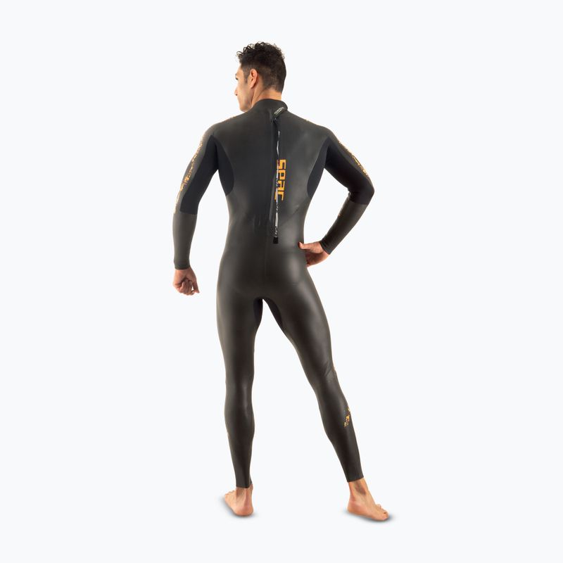 Schiuma da nuoto SEAC Energy 2.0 mm nero/giallo da uomo 2