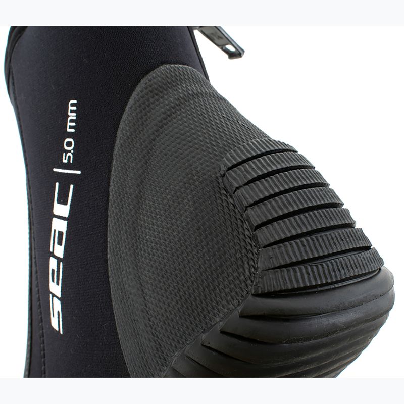 Scarpe in neoprene SEAC Basic HD Zip 5 mm black 7