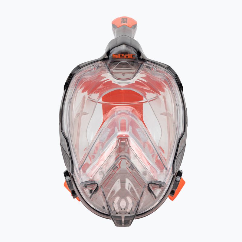 SEAC Libera nero/arancio maschera integrale per lo snorkeling 2