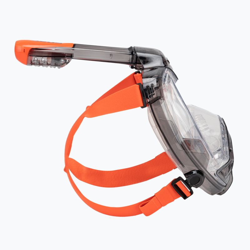 SEAC Libera nero/arancio maschera integrale per lo snorkeling 3