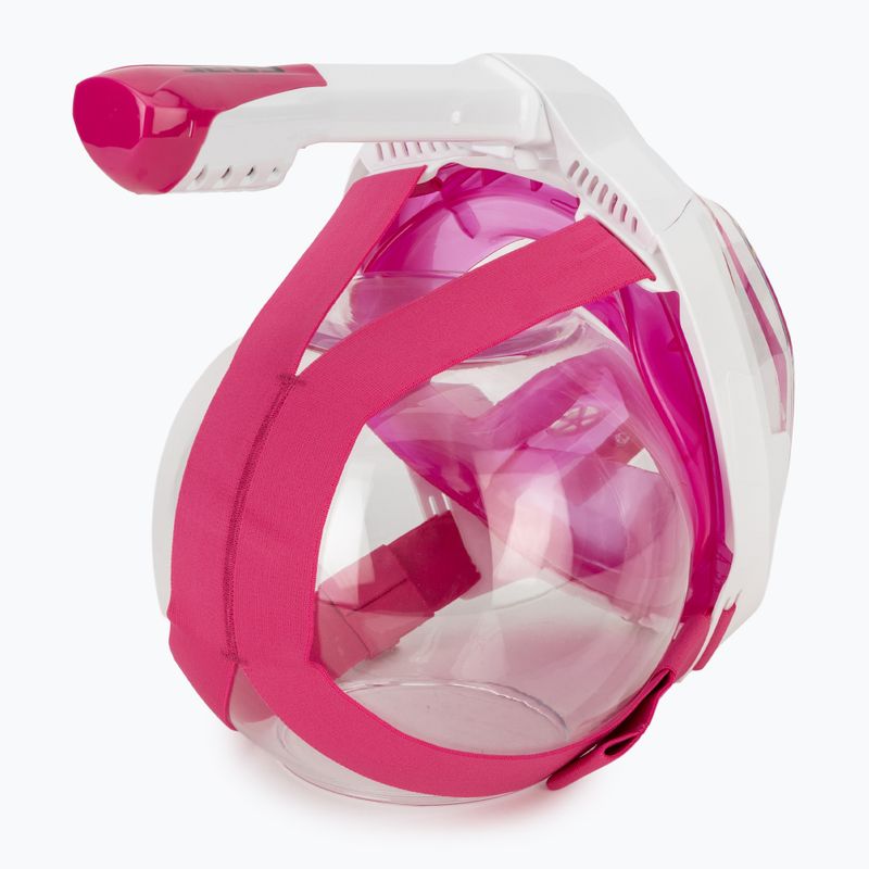 Maschera integrale per snorkeling SEAC Magica white/pink 4