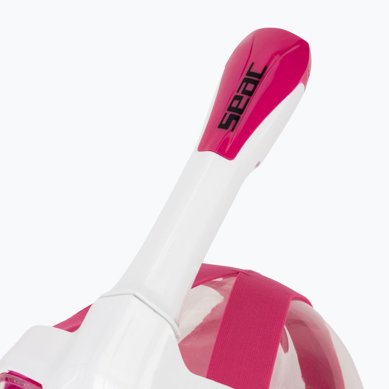 Maschera integrale per snorkeling SEAC Magica white/pink 5