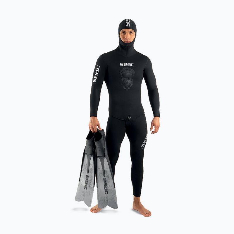Muta da immersione da uomo SEAC Royal 7 mm Long John+Jacket black 2