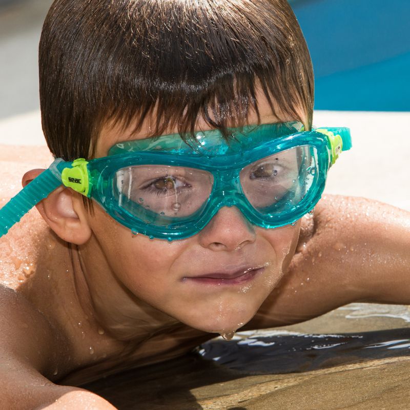 SEAC Maschera da bagno per bambini Matt torqoise 7