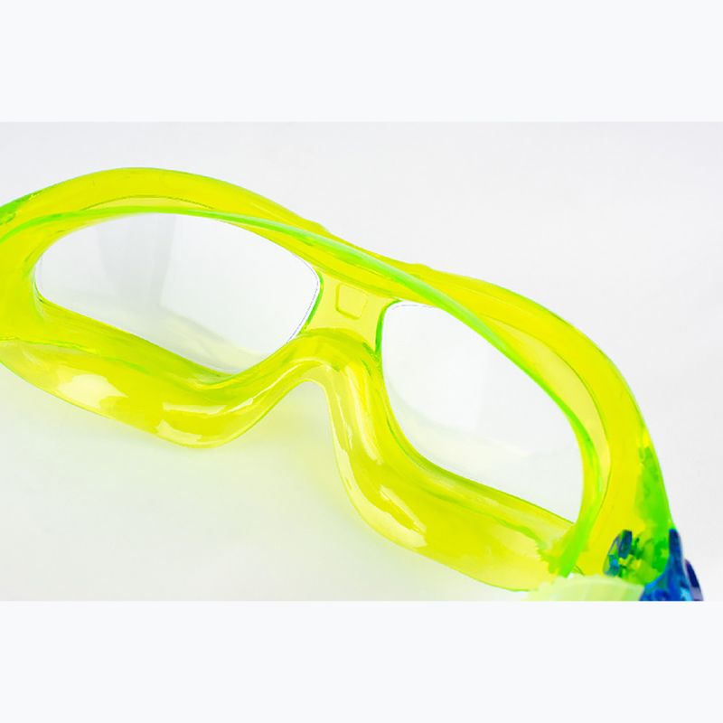 Maschera da nuoto per bambini SEAC Matt matt lime/clear 3