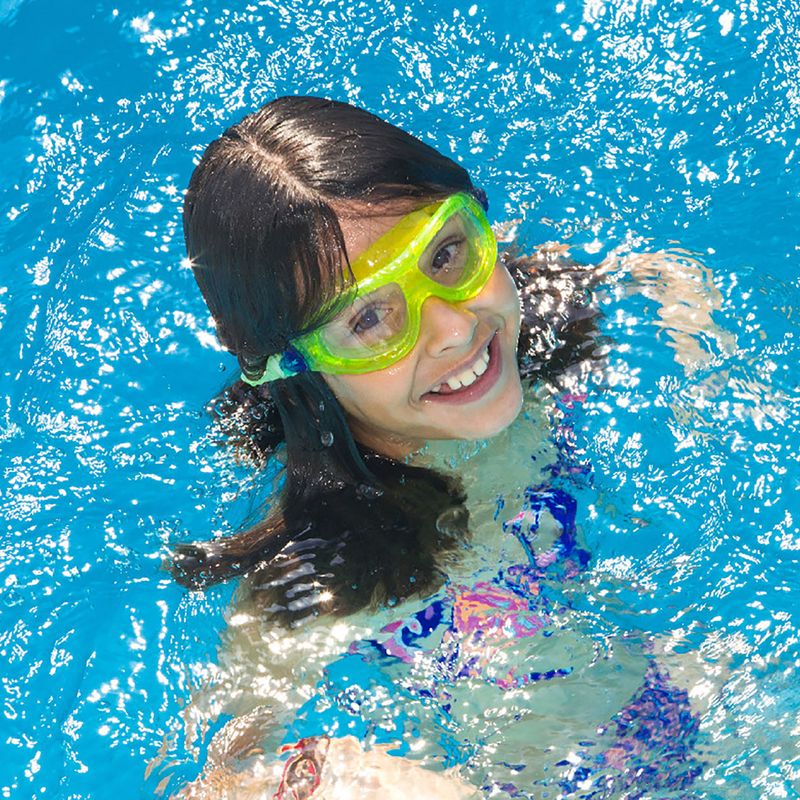 Maschera da nuoto per bambini SEAC Matt matt lime/clear 5