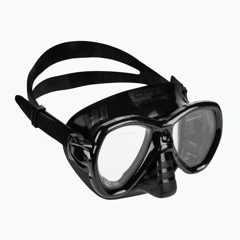 SEAC Elba kit snorkeling nero 2