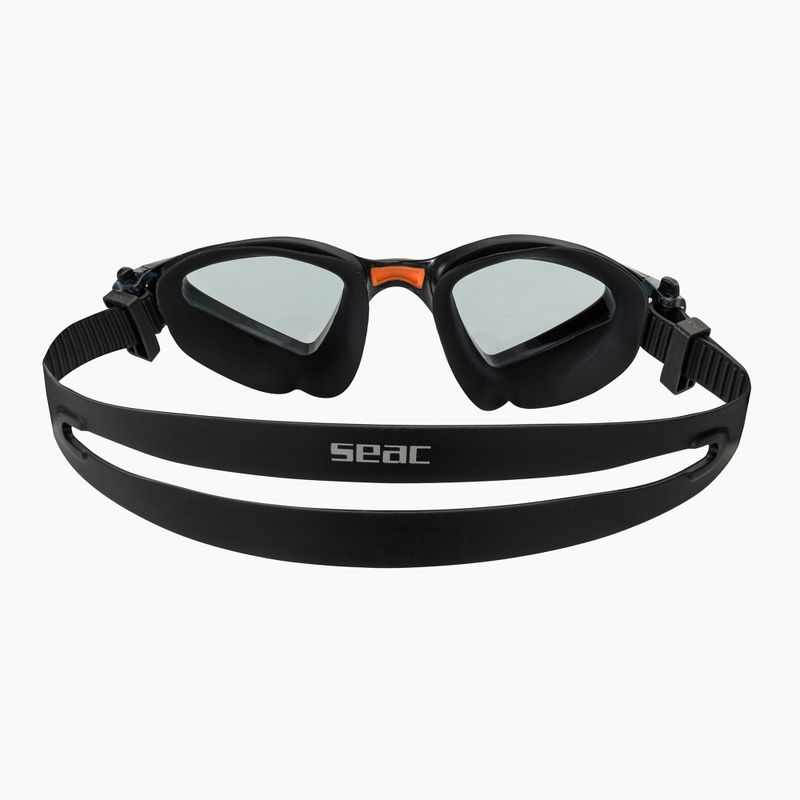 Occhialini da nuoto SEAC Lynx nero/arancio 5