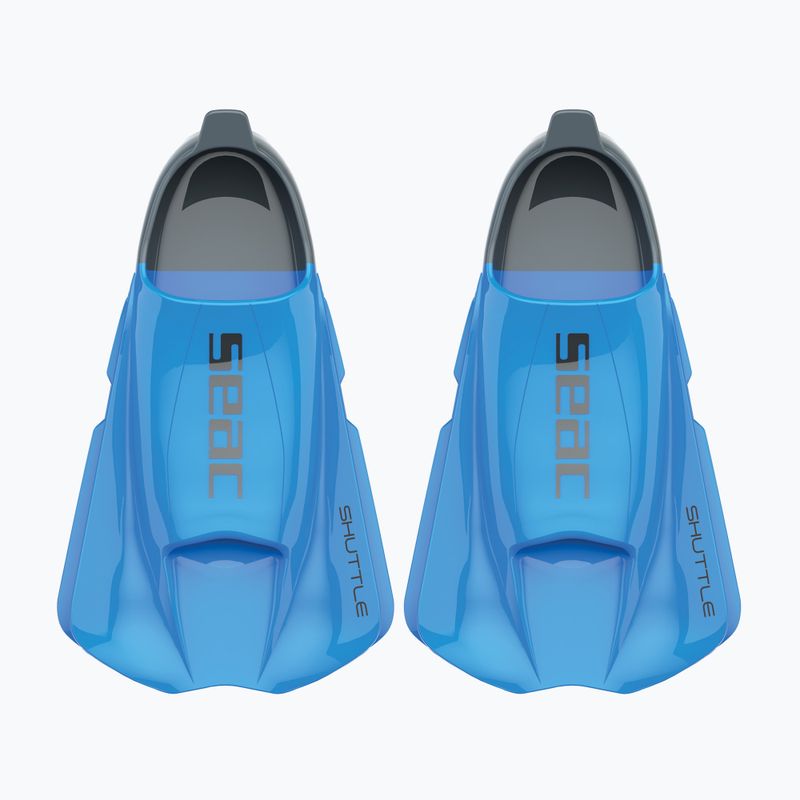 Pinne da nuoto SEAC Shuttle Flex blu chiaro/grigio
