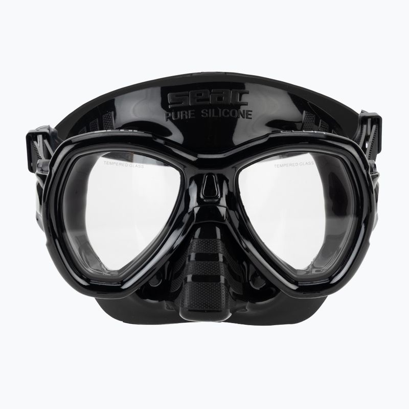 Set da snorkeling SEAC Elba black 2