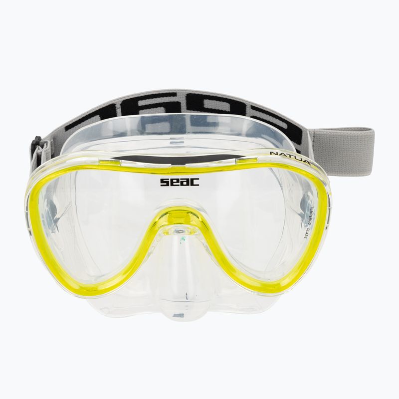 Maschera da snorkeling Seac Natua yellow 2