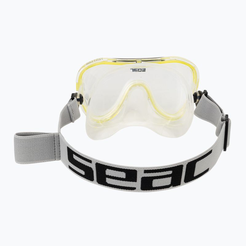 Maschera da snorkeling Seac Natua yellow 4