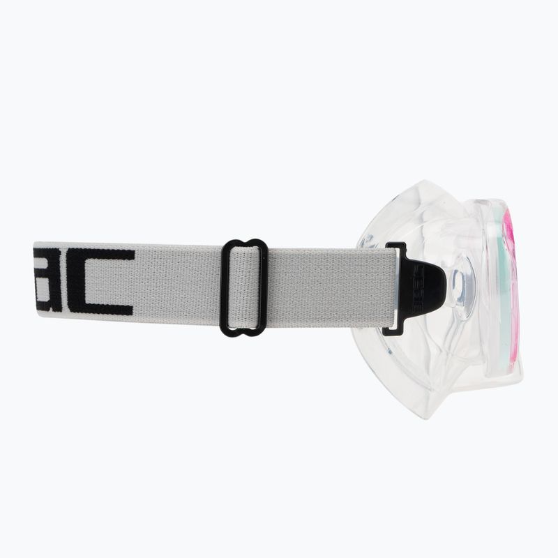 Maschera subacquea per bambini Seac Viva pink 3