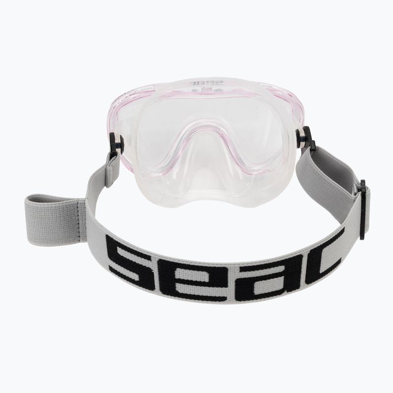 Maschera subacquea per bambini Seac Viva pink 4