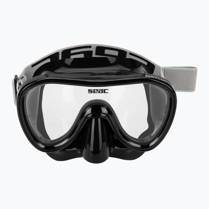 Maschera da snorkeling Seac Natua black 2