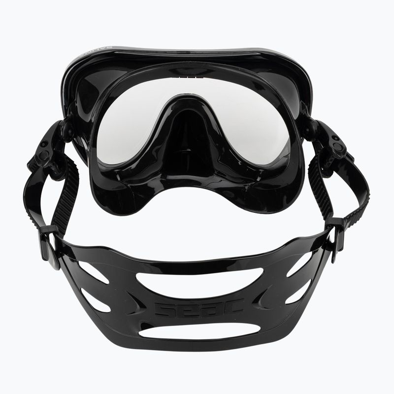 Set da snorkeling SEAC Salina Top black 4