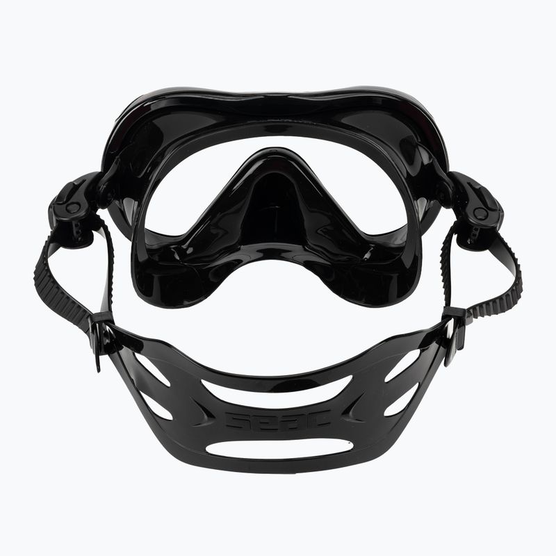 Maschera da snorkeling Seac Boss black/red 4