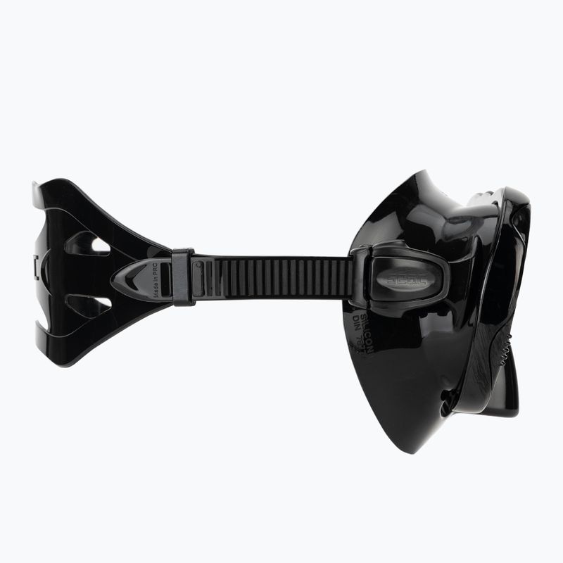 Maschera da snorkeling Seac Boss black/silver 3