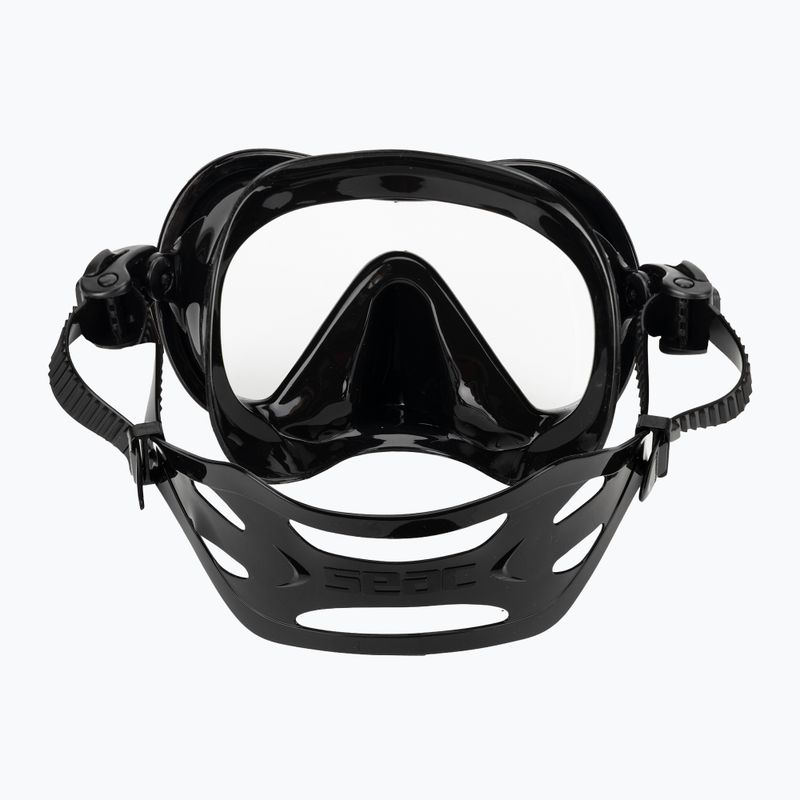 Maschera da snorkeling Seac Boss black/silver 4