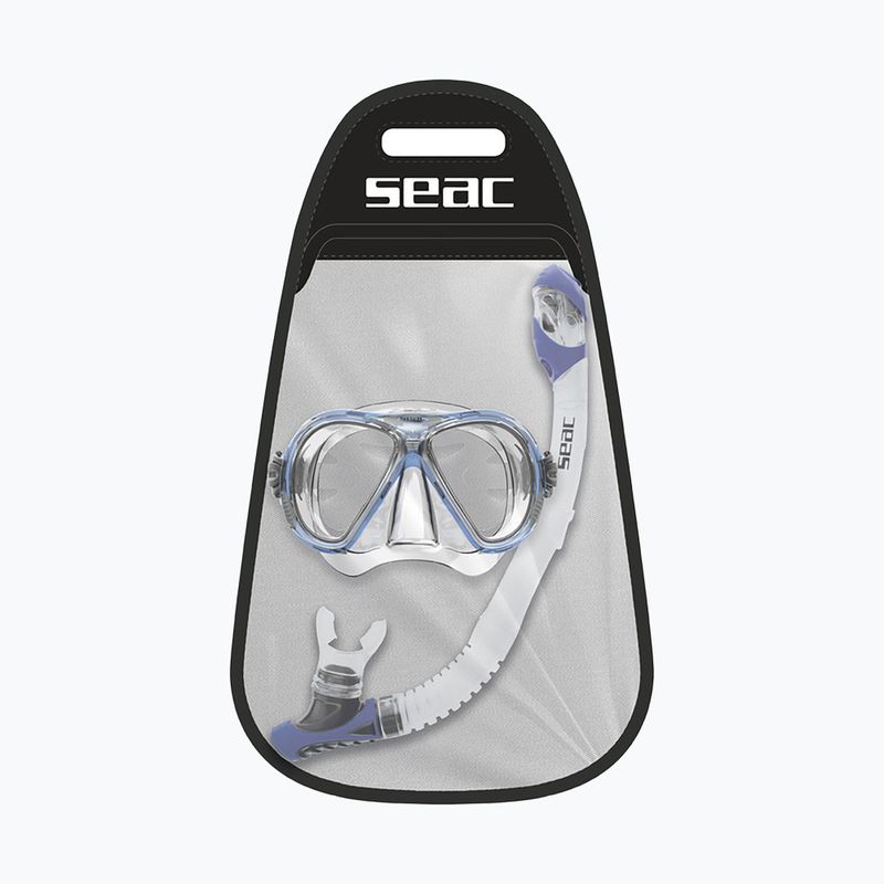 Set da snorkeling SEAC Iena Dry Set blue 2