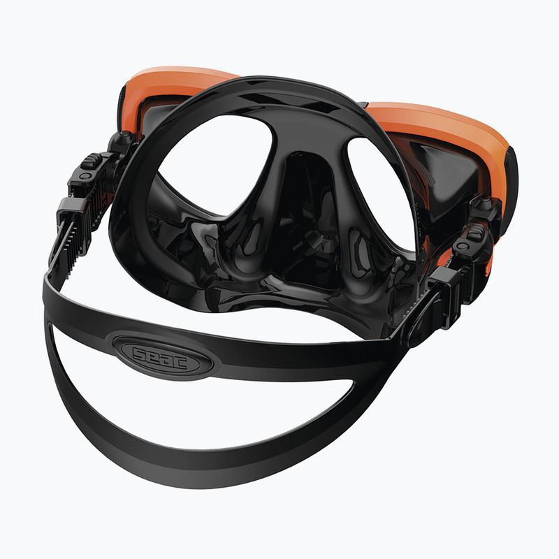 Maschera subacquea SEAC Afrodite orange 2