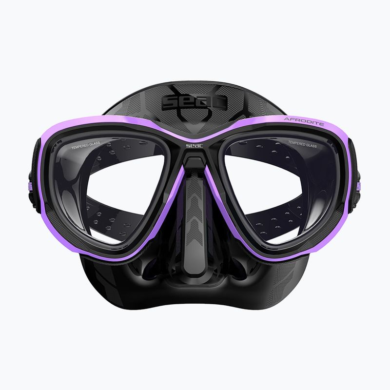 Maschera subacquea SEAC Afrodite lilac 3