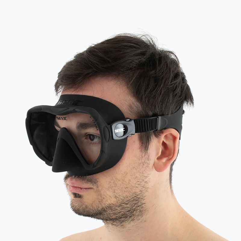 Maschera subacquea SEAC X-Frame black 8