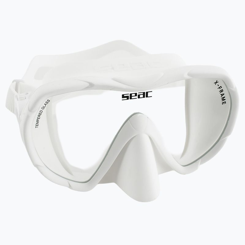 Maschera subacquea SEAC X-Frame white 3