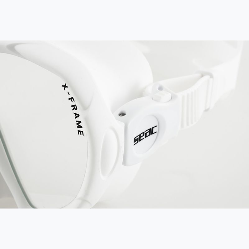 Maschera subacquea SEAC X-Frame white 6