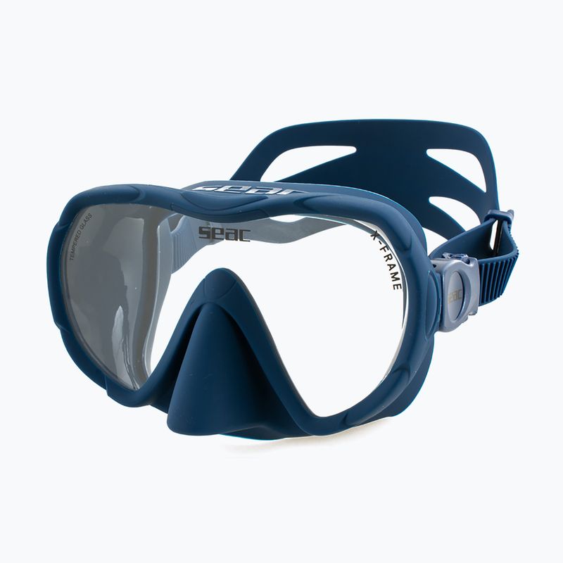 Maschera subacquea SEAC X-Frame blue 2