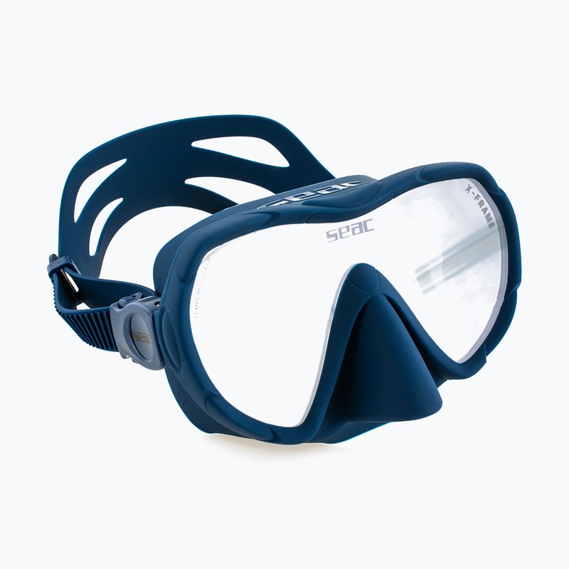 Maschera subacquea SEAC X-Frame blue 3