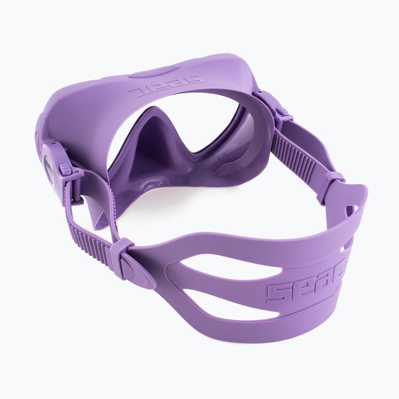 Maschera subacquea SEAC X-Frame lilac 3
