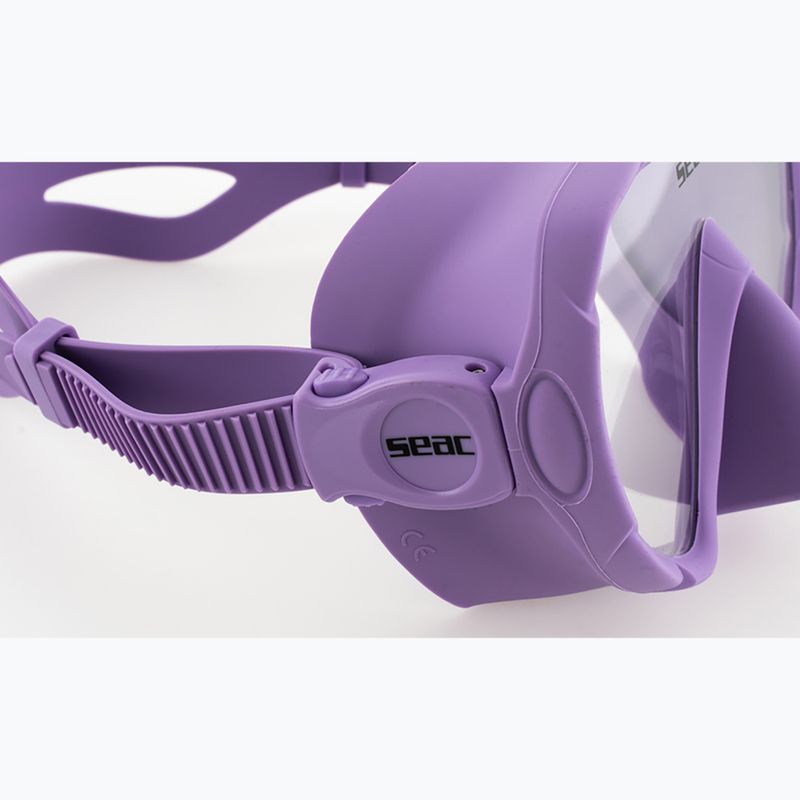 Maschera subacquea SEAC X-Frame lilac 5