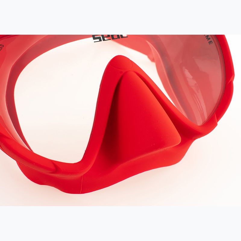 Maschera subacquea SEAC X-Frame red 6